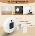 Miniatyrbild 4 av 5: Cabinet Lighting with Motion Sensor - Rechargeable Cabinet Lamp - 4-pack - 8*8*2cm - Tri-color Adjustable - Includes Remote Control, Charging Cable
