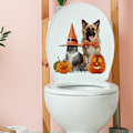 Pikkukuva 1 / 5: Halloween-seinätarrat 3D Halloween-lattiatarrat Seinätarrat WC-kannen tarrat Irrotettavat vedenpitävät taidemaalaukset Kauhu