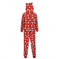 Miniatyrbild 2 av 5: Jumpsuit för jul, rolig jultryck långärmad romper, rolig hel pyjamas med blixtlås bak XL Kvinnor