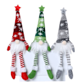 Miniatyrbillede 4 af 5: 3 stk. Julepynt Stof Fyldt Julemand Vinter Juletræ Ældre Julebord Dekoration Dekorative Genstande