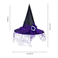 Miniatyrbillede 3 af 5: Mesh Spænde Troldmandshue Violet