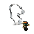 Miniatyrbilde 5 av 5: 16-pakks Halloween Spooky Skull Cookie Cutter Sett - Rustfritt Stål Cookie Cutters Fondant Pastry Dekorasjon DIY Baking Former