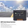 Miniatyrbild 2 av 8: MPPT Solar Charge Controller, 10A Solar Panel Charge Controller med USB port, 12V/24V Solar Charge Controller (CPY-2410)