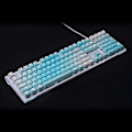 Miniatyrbild 4 av 4: 108 tangenter Bakgrundsbelyst dubbelskott regnbågsgradient PBT Keycap Set Profil Key Cap för mekaniskt speltangentbord (axelkropp: kit 2, färg: rosa
