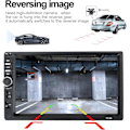 Miniatyrbild 5 av 7: Bluetooth ljudadapter 2Din Auto Car Radio Player Pekskärm HD Multimedia Player Car Reversing Display 7010B /7012B/7018B Car 7" MP5/FM