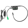 Miniatyrbild 2 av 8: Gaming Headset Gaming Headset Abs Svart Grön Unilateral Headset Head Mounted Gaming Headset För Xbox One Svart Grön