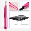 Miniatyrbild 3 av 6: Bärbar elektrisk nagelborrmaskin Set Manikyrmaskin Set Nagelfil Nail Art Tools Kit Gel Remover Utrustning (Färg: