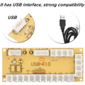 Miniatyrbild 8 av 8: USB Joystick USB Encoder Abs Grön PC Universal USB F10 Game Joystick Kretskort Styrenhet Styrkort Montering