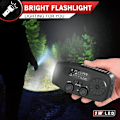 Miniatyrbild 3 av 7: Vevradio med solcellshandvevad ficklampa - 2000mAh power - svart och röd