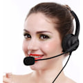 Miniatyrbild 3 av 8: USB Headset Funktion Call Center USB Headset Brusreducerande USB Call Center Headset med mikrofon USB hörlurar