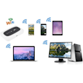 Miniatyrbild 7 av 7: Bärbar Wifi Wifi Router Abs 4G Wifi Modem Router Bärbar hotspot för Europa och Asien (svart) (Vit)