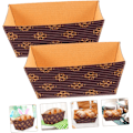 Miniatyrbild 2 av 8: 25st korrugerade kakfat Cupcake liners Rektangulära brödformar Bakpappersbrickor Bananbrödsformar Mini brödformar Bakplåtspapper tårta liners Rostat bröd