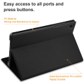 Miniatyrbild 6 av 7: Galaxy Tab A7 10.4 2020 Slim Folio Case - Ultra Slim Multiview Stand Hard Shell Smart Cover för Galaxy Tab A7 10.4 SM-T500.SM-T505,SM-T507 (svart)