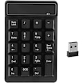 Miniatyrbild 2 av 8: Trådlös numerisk tangentbord Trådlös USB numerisk tangentbord Digital 19 upphängningsknappar Bekväm skrivning Trådlös numerisk tangentbord för pekskrivning