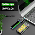 Miniatyrbild 6 av 8: State Hard Drive Enclosure Transparent Ssd Enclosure Pc Transparent Typec Gen1 Ssd Enclosure M.2 Ngff State Hard Drive Enclosure