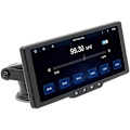 Miniatyrbild 4 av 6: 10.26 Bilpekskärm med knappar, trådlös CarPlay, Android Car, Bärbar bilradio, Bluetooth MP5, Lätt att använda, Svart