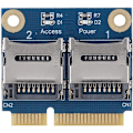 Miniatyrbild 1 av 7: Pcie Mpcie Adapter Abseen Pcie till Dual Micro Secure Digital Memory Adapter Card Converter Extender Card