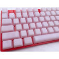 Miniatyrbild 6 av 6: 104 tangenter Translucidus Keycap Transparent ABS Tomma Keycaps Keycaps För switchar Mekaniskt speltangentbord (Färg: Blå)