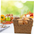 Miniatyrbild 4 av 8: att väva soptunna behållare efterbehandlingskorg diverse korg hushållsvävda korgar snacks Leksakshylla flätad förvaringskorg brödkorg