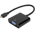 Miniatyrbild 1 av 8: Raspberry Pi Mini Till Vga Hdmi Till Vga Adapter Micro Hdmi Till Vga Video Converter Adapter 1080P För Raspberry Pi 4B Med Power