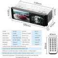 Miniatyrbild 5 av 7: Biladapter 4012B Audio Radio FM TF USB AUX Stöd Biltillbehör 4.1" Bil MP5-spelare Bluetooth Stereo In-dash 7 färger Bakgrundsbelysning
