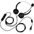Miniatyrbild 6 av 8: USB Headset Funktion Call Center USB Headset Brusreducerande USB Call Center Headset med mikrofon USB hörlurar