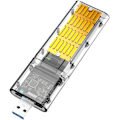 Miniatyrbild 1 av 8: State Hard Drive Enclosure Transparent Ssd Enclosure Pc Transparent Typec Gen1 Ssd Enclosure M.2 Ngff State Hard Drive Enclosure