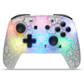 Miniatyrbild 1 av 5: switch Controller, Wireless Switch Pro Controller för Switch/switch Lite/switch Oled, 8 färger Justerbar LED trådlös fjärrkontroll Gamepad med unik