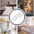 Miniatyrbild 5 av 8: 10st G9 2W 16LED Mini LED-lampor, keramisk bas Ögonskydd Dimbar design LED-lampor, energibesparande 30 Watt Halogen Ekvivalent för