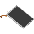 Miniatyrbild 7 av 8: 3Ds Xl-skärmbyte 3Ds Xl Byte av övre skärm Glasersättningsdelar Tillbehör Topp Övre LCD-skärm för 3Ds Xl-systemspel