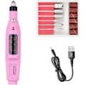 Miniatyrbild 1 av 7: 1 set Professionell elektrisk nagelborrmaskin Manikyrmaskin Nail Art Nagelfil Nagelborrpoleringsverktyg (Färg: USB