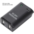 Miniatyrbild 7 av 7: Xbox 360 batteripaket Uppladdningsbart Xbox 360 batteripaket Abs 2 i 1 4800 mah uppladdningsbar gamepad Ni Mh batteri för Xbox 360 Controller Console