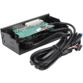 Miniatyrbild 8 av 8: Internminneskortläsare USB frontpanel 5,25 tum multifunktion intern kortläsare Dashboard Pc frontpanel