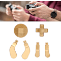 Miniatyrbild 2 av 8: Xbox Elite Controller 2-paddlar Xbox Elite 2-kontroller Gult rostfritt stål 4 triggerpaddlar och 2 utbytbara D-paddlar i rostfritt stål