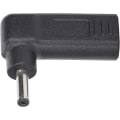 Miniatyrbild 1 av 8: Pd Adapter Abs Pd Adapter Typ C Adapter Usbc till rektangel DC 65W 90 graders vinklad Pd-emulator för bärbar surfplatta 4,0X1,35Mm