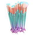 Miniatyrbild 2 av 3: 11 st Pro Mermaid Makeup-borstar