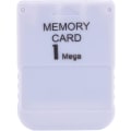 Miniatyrbild 1 av 8: PS1 Minneskort Playstation 1 Minneskort Plast Vit 1Mb Memory Card Stick För Playstation 1 One Ps1 Game