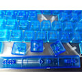 Miniatyrbild 5 av 6: 104 tangenter Translucidus Keycap Transparent ABS Tomma Keycaps Keycaps För switchar Mekaniskt speltangentbord (Färg: Blå)