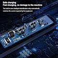 Miniatyrbild 2 av 8: Tesla Model Y 3 Dockningsstation 4 i 1 USB Hub Center Console Adapter Multi Port Expansion Dock Smart Sensor Kabel Laddare Powered Splitter Extension