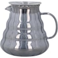 Miniatyrbild 5 av 7: Kaffekanna i glas, hög kaffeserver i borosilikatglas för hemmabruk (700 ml)