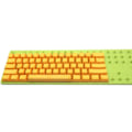 Miniatyrbild 5 av 6: Vit Svart Grå Orange Grön Gul Blank Tjock PBT Profil 62 Key ISO 61 ANSI Keycaps För MX Switchar Mekaniskt tangentbord (axelkropp: