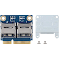 Miniatyrbild 5 av 7: Pcie Mpcie Adapter Abseen Pcie till Dual Micro Secure Digital Memory Adapter Card Converter Extender Card