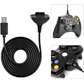 Miniatyrbild 4 av 8: Laddare för en X360 Xbox 360-kontroll Xbox 360-kabel Abs 2 i 1 1,5M laddningskabel för Microsoft Xbox 360-kontroll Snabbladdning (svart) (svart)