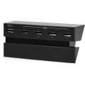 Miniatyrbild 7 av 8: USB Hub för PS4 USB Hub för PS4-konsol Abs Black High Speed ​​5 Ports USB Hub 2.0 3.0 Expansion Hub Controller Adapter för Ps4-spelkonsol