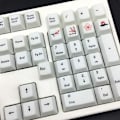 Miniatyrbild 2 av 3: 109-tangenter/ set cover Personlig PBT Dye Sublimation Cherry Blossom Mekaniskt tangentbord Keyboard