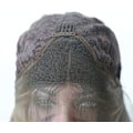Miniatyrbild 2 av 3: Hårförlängningar Fashian Handvävd Peruk Set Front Spets Kemisk Fiber Peruk Svart Medium Långt Rakt hår Svart Peruk Set (Färg: Svart, Storlek
