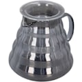 Miniatyrbild 6 av 7: Kaffekanna i glas, hög kaffeserver i borosilikatglas för hemmabruk (700 ml)