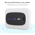 Miniatyrbild 2 av 7: Bärbar Wifi Wifi Router Abs 4G Wifi Modem Router Bärbar hotspot för Europa och Asien (svart) (Vit)