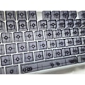 Miniatyrbild 3 av 6: 104 tangenter Translucidus Keycap Transparent ABS Tomma Keycaps Keycaps För switchar Mekaniskt speltangentbord (Färg: Blå)