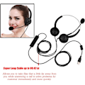 Miniatyrbild 2 av 8: USB Headset Funktion Call Center USB Headset Brusreducerande USB Call Center Headset med mikrofon USB hörlurar